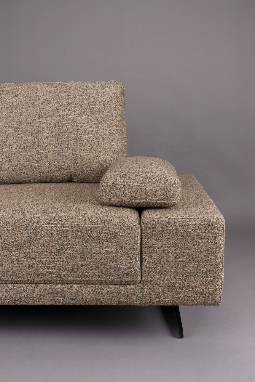 Shelly Sofa Chaiselounge Links Zimt 308x183x90 von Dutchbone – Produktbild 3
