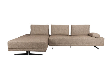 Shelly Sofa Chaiselounge Links Zimt 308x183x90 von Dutchbone – Produktbild 5