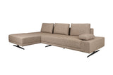 Shelly Sofa Chaiselounge Links Zimt 308x183x90 von Dutchbone – Produktbild 9