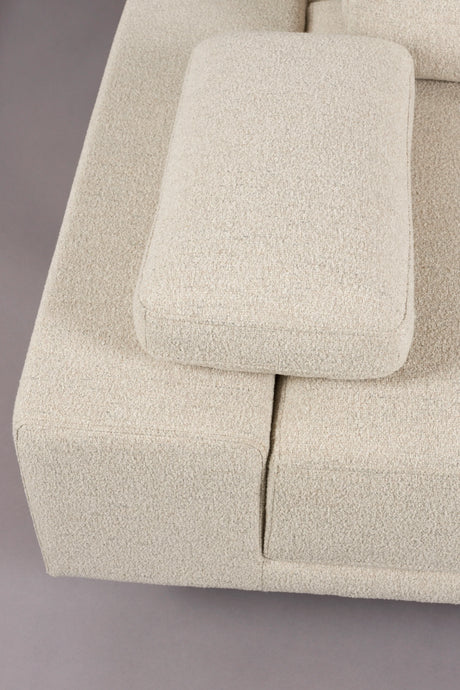 Shelly Sofa Off-White Chaiselongue Rechts 308x184x90 von Dutchbone – Produktbild 2