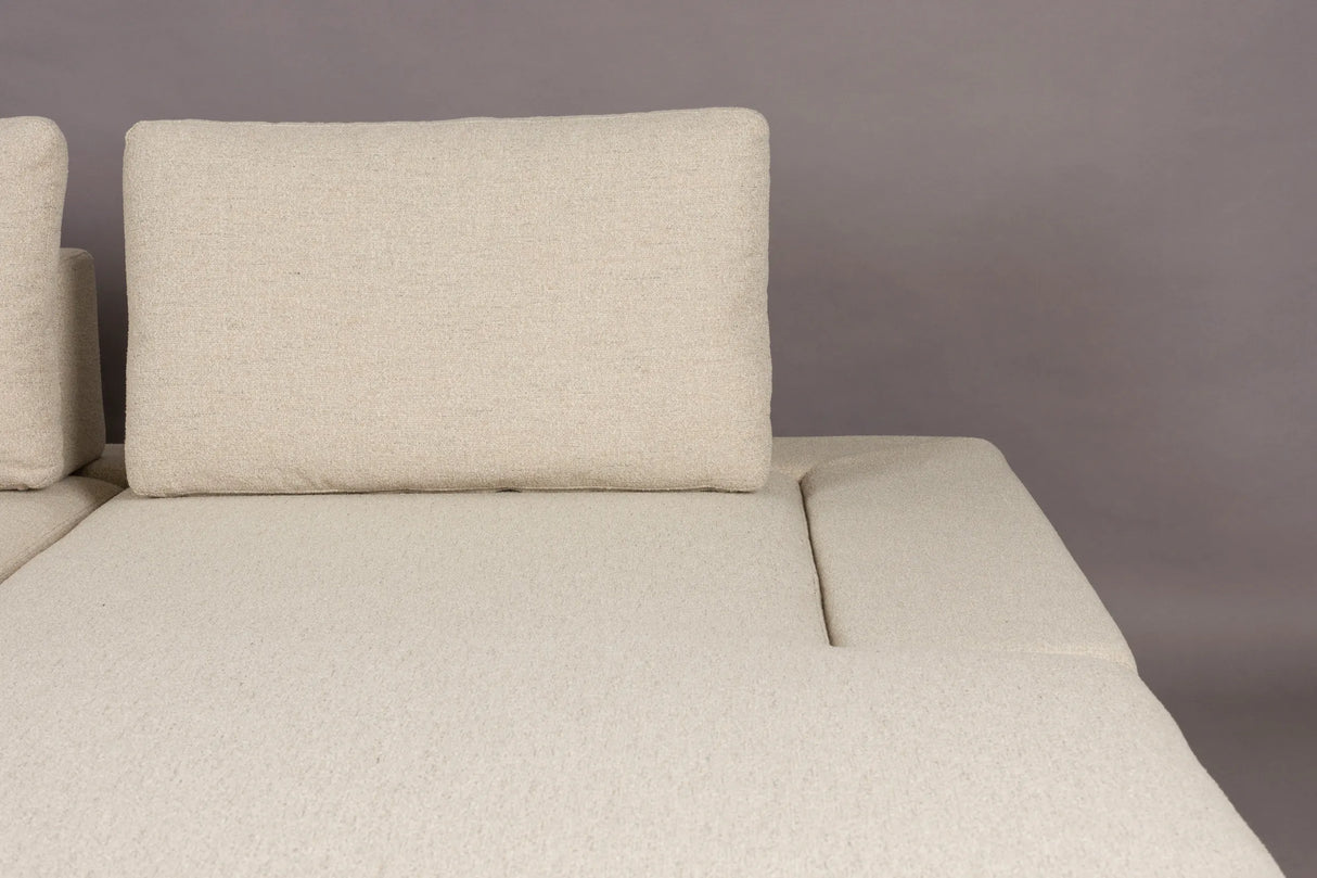 Shelly Sofa Off-White Chaiselongue Rechts 308x184x90 von Dutchbone – Produktbild 5