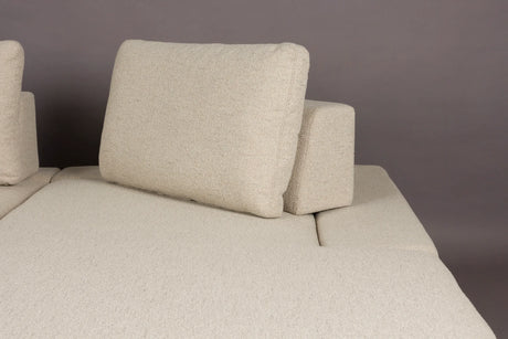 Shelly Sofa Off-White Chaiselongue Rechts 308x184x90 von Dutchbone – Produktbild 9