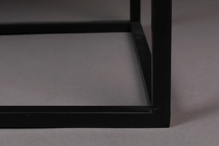 Sideboard Boli aus pulverbeschichtetem Stahl in Schwarz, 150×35×90 cm - ZEN ZONE Furniture