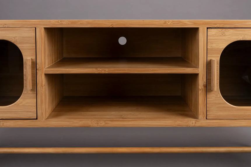 Sideboard Caroun aus Bambusholz in Braun, 150x40x55 cm - ZEN ZONE Furniture