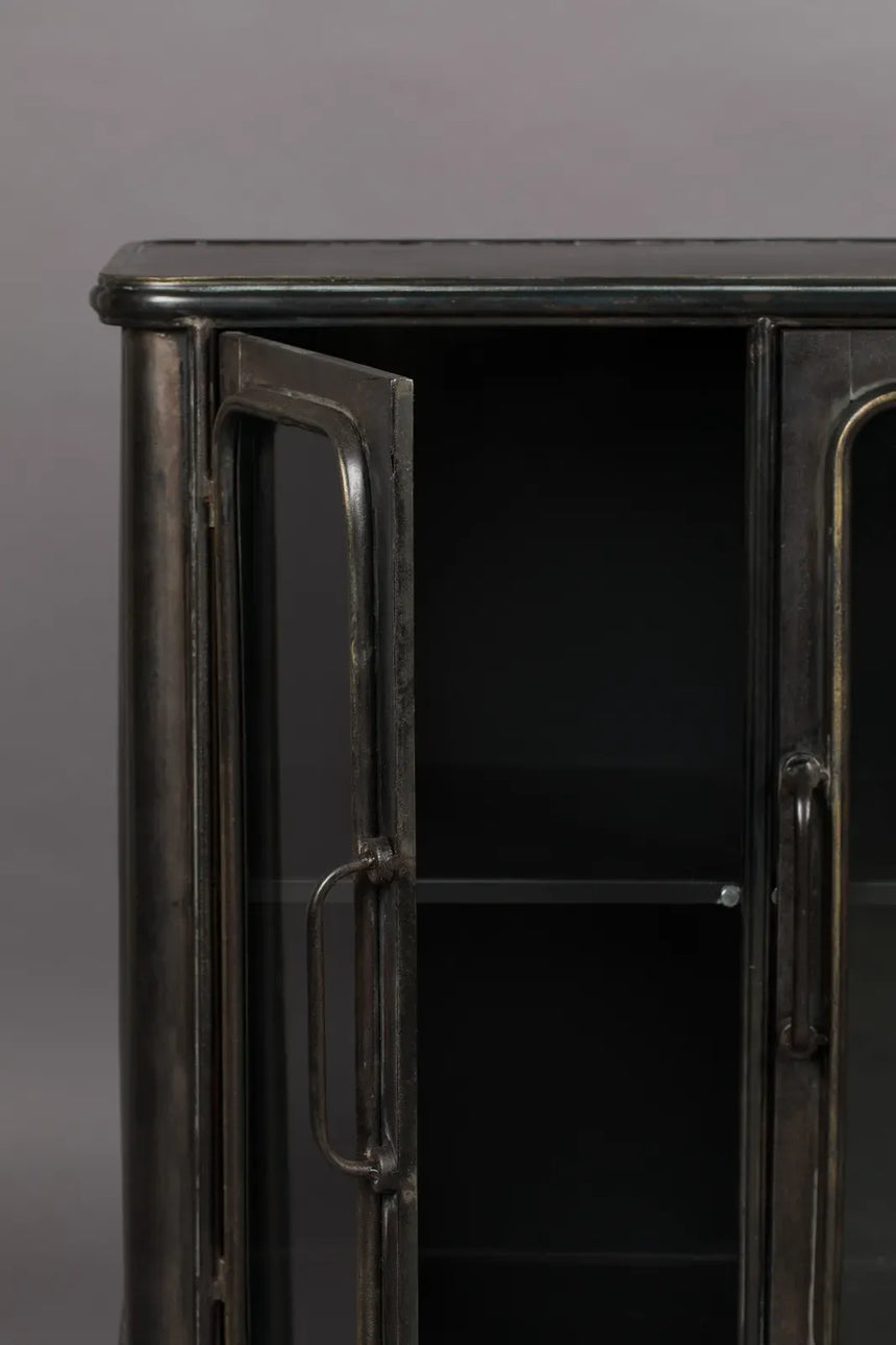 Sideboard Denza aus Eisen in Schwarz, 100×37×80 cm - ZEN ZONE Furniture