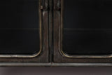 Sideboard Denza aus Eisen in Schwarz, 100×37×80 cm