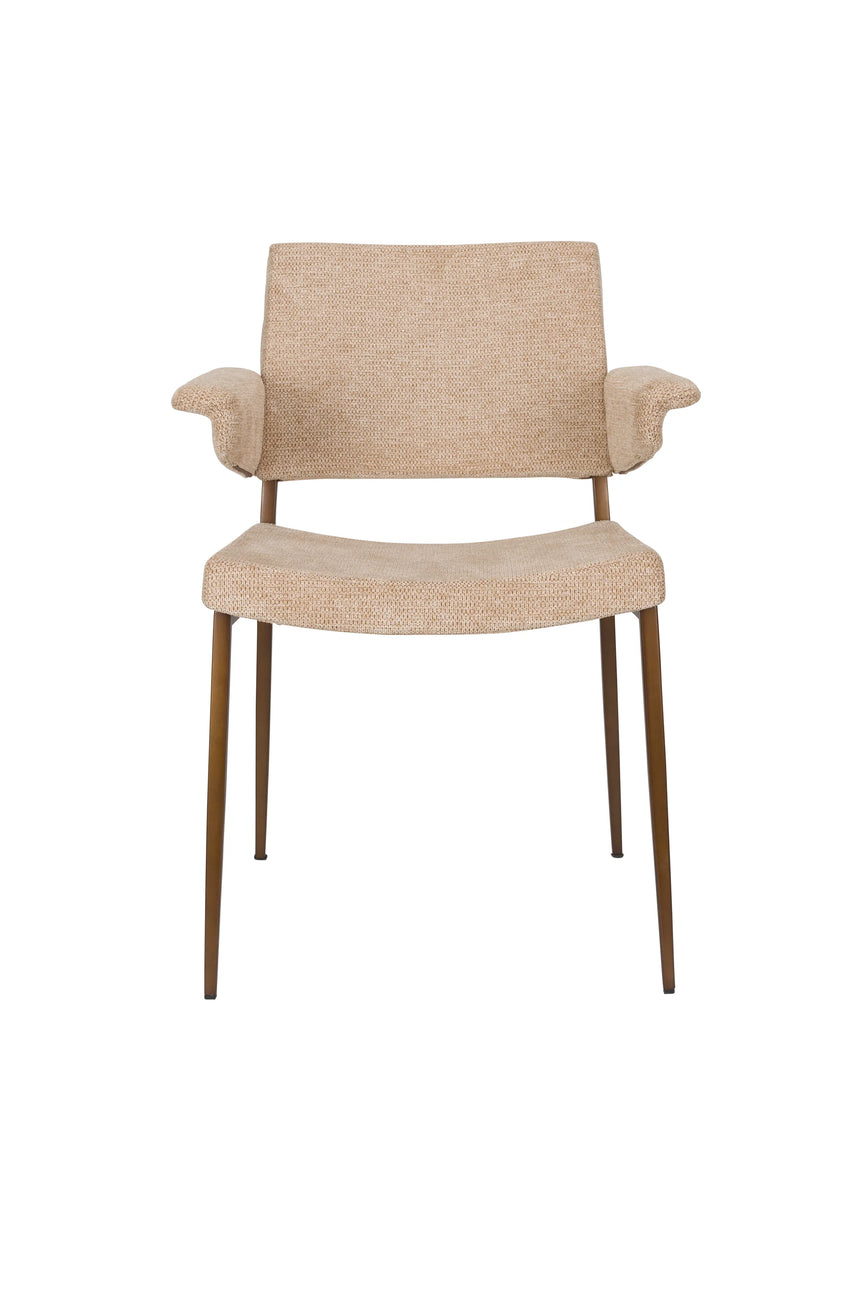 Stuhl Portland mit Armlehne Beige von Dutchbone – Produktbild 2