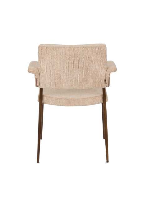 Stuhl Portland mit Armlehne Beige von Dutchbone – Produktbild 5