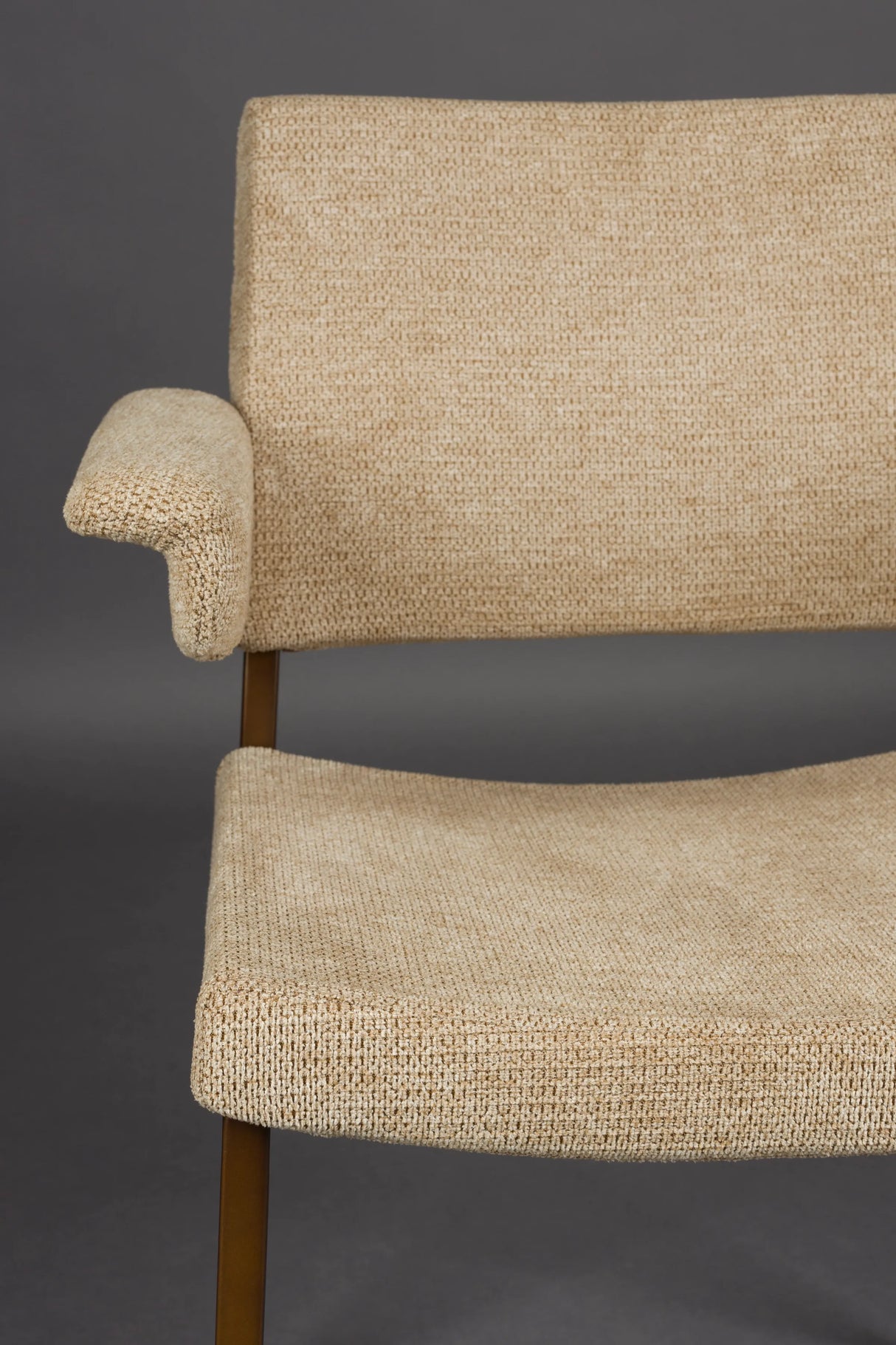 Stuhl Portland mit Armlehne Beige von Dutchbone – Produktbild 6