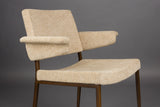 Stuhl Portland mit Armlehne Beige von Dutchbone – Produktbild 7