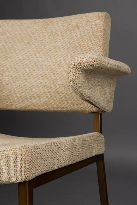 Stuhl Portland mit Armlehne Beige von Dutchbone – Produktbild 8