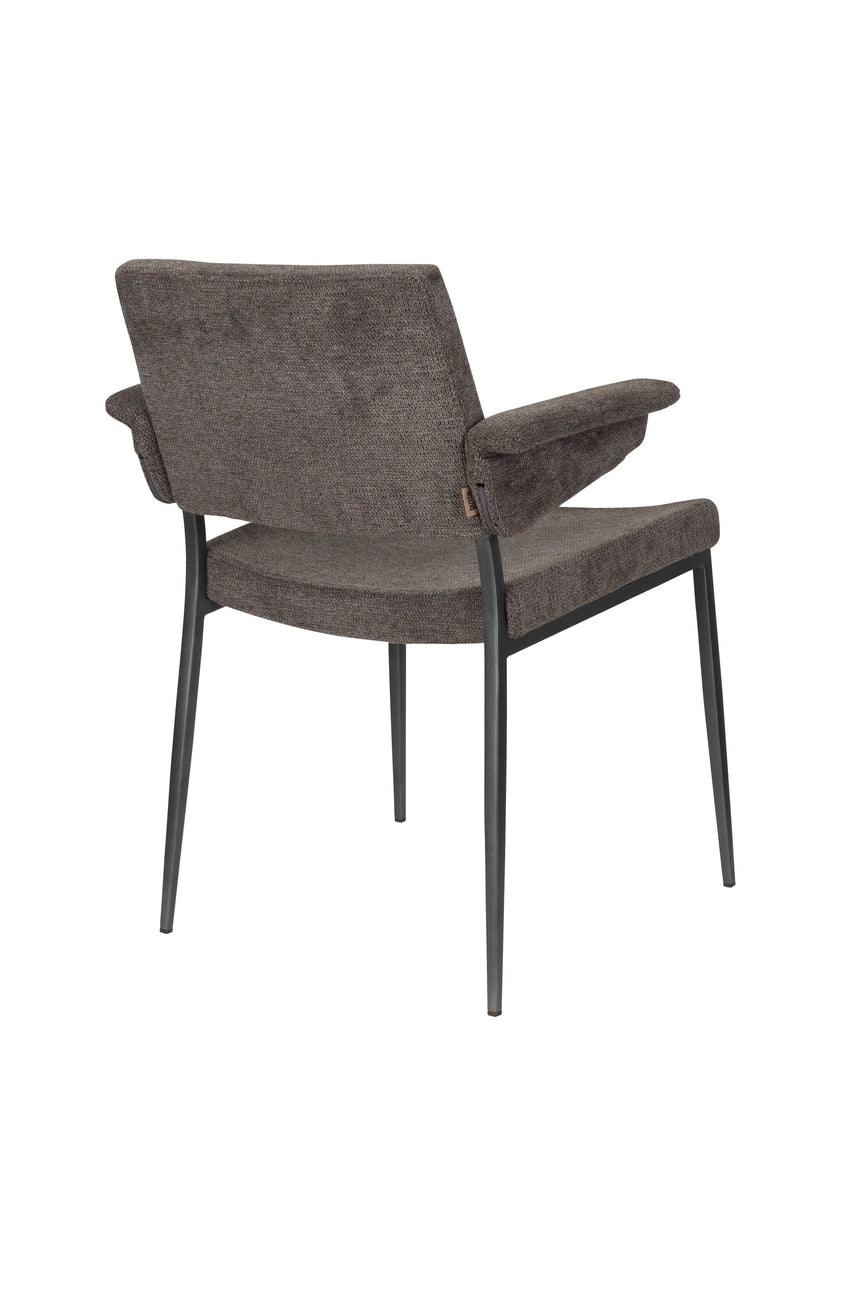 Stuhl Portland mit Armlehne Grau von Dutchbone – Produktbild 4