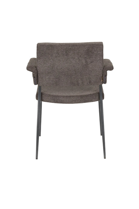 Stuhl Portland mit Armlehne Grau von Dutchbone – Produktbild 5