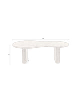 Tilon Couchtisch aus Mangoholz im Walnuss-Finish 110x60x40 cm von Dutchbone – Produktbild 8