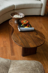 Tilon Couchtisch aus Mangoholz im Walnuss-Finish 110x60x40 cm von Dutchbone – Produktbild 9
