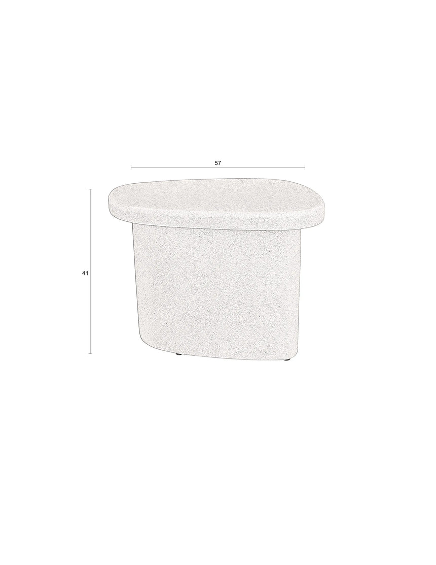 Veda Beistelltisch Hoch Beige 56x45x41cm von Dutchbone – Produktbild 9