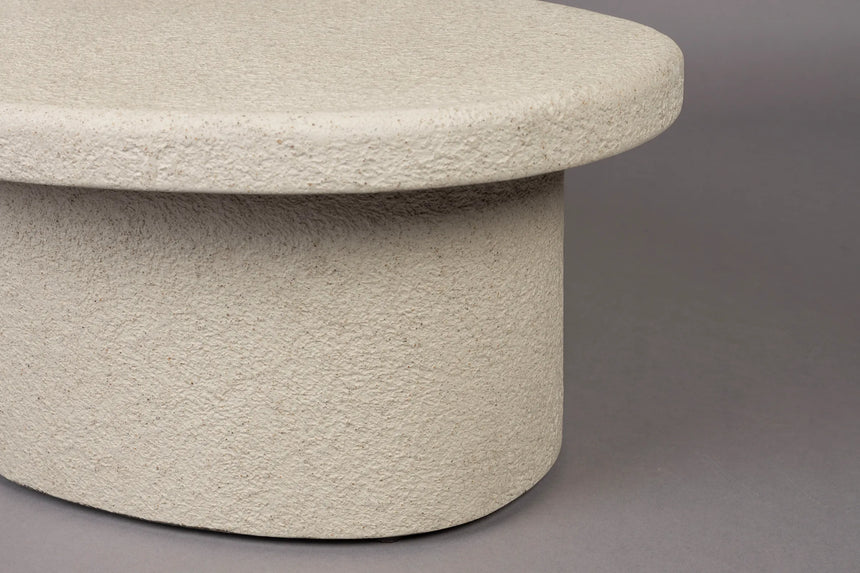 Veda Couchtisch Beige 74x49x28cm von Dutchbone – Produktbild 4