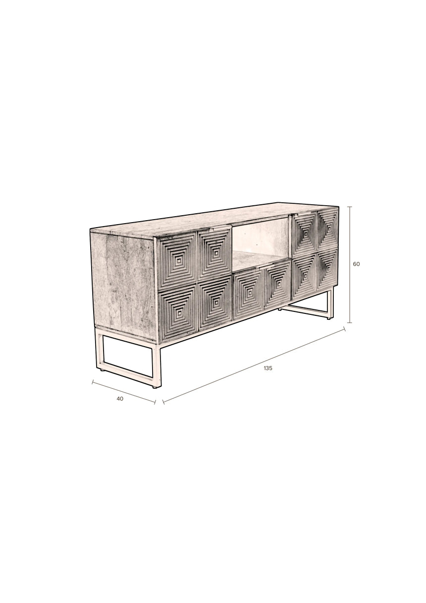 Volan Sideboard 135x40x60 cm von Dutchbone – Produktbild 14