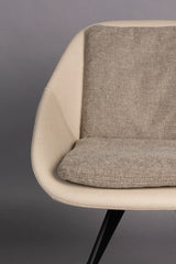 Wakefield Stuhl Elfenbein von Dutchbone – Produktbild 11