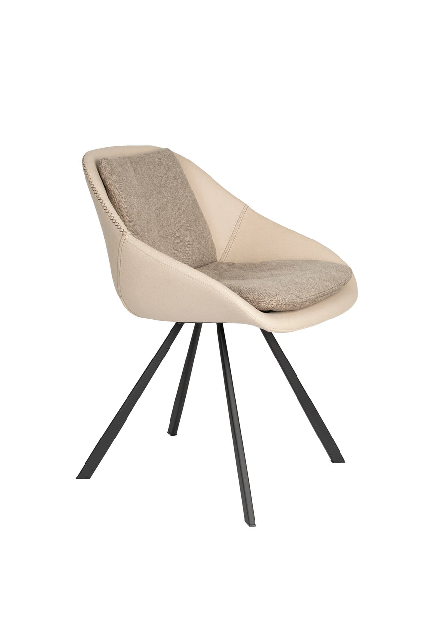 Wakefield Stuhl Elfenbein von Dutchbone – Produktbild 14