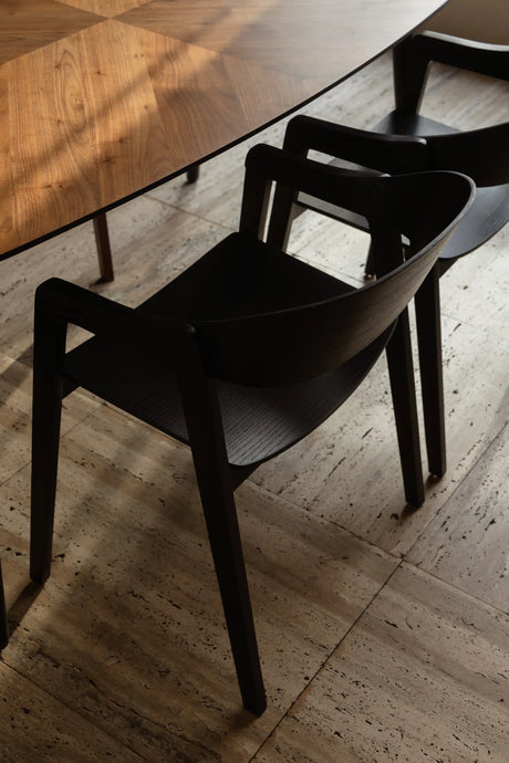 Westlake Stuhl mit Armlehne Schwarz von Dutchbone – Produktbild 10