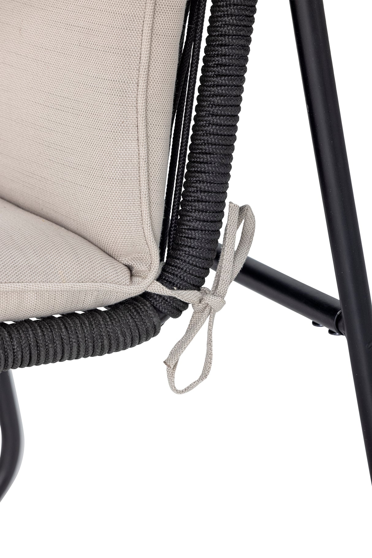 Hampton Loungesessel, Schwarz, Metall - ZEN ZONE Furniture