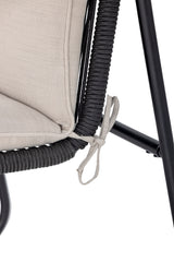 Hampton Loungesessel, Schwarz, Metall - ZEN ZONE Furniture