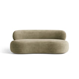 Amalfi 3-Sitzer Sofa aus Chenille in Hellolive (Golden 31), 186x101 cm von Ferrani Interiors – Bild 3