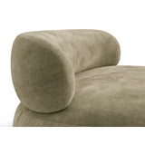 Amalfi 3-Sitzer Sofa aus Chenille in Hellolive (Golden 31), 186x101 cm von Ferrani Interiors – Bild 7