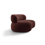 Amalfi 3-Sitzer Sofa aus Chenille in Kirschholz (Golden 68), 186x101 cm von Ferrani Interiors – Bild 4