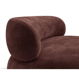 Amalfi 3-Sitzer Sofa aus Chenille in Kirschholz (Golden 68), 186x101 cm von Ferrani Interiors – Bild 7