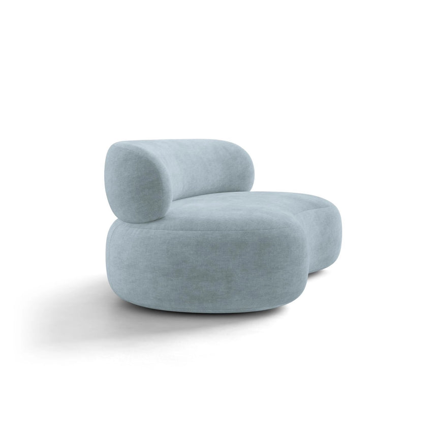 Amalfi 3-Sitzer Sofa aus Chenille in Pastellblau (Golden 72), 186x101 cm von Ferrani Interiors – Bild 4