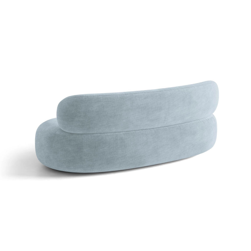 Amalfi 3-Sitzer Sofa aus Chenille in Pastellblau (Golden 72), 186x101 cm von Ferrani Interiors – Bild 5