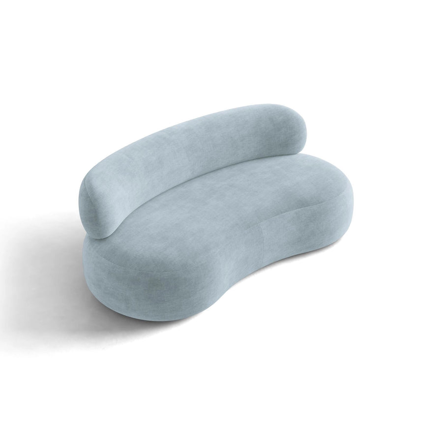 Amalfi 3-Sitzer Sofa aus Chenille in Pastellblau (Golden 72), 186x101 cm von Ferrani Interiors – Bild 6