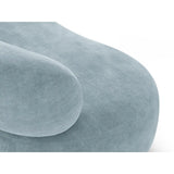 Amalfi 3-Sitzer Sofa aus Chenille in Pastellblau (Golden 72), 186x101 cm von Ferrani Interiors – Bild 8