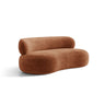 Amalfi 3-Sitzer Sofa aus Chenille in Terrakotta (Golden 56), 186x101 cm von Ferrani Interiors – Bild 1