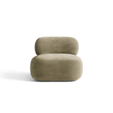 Amalfi Drehsessel aus Chenille in Hellolive (Golden 31), 84x91 cm von Ferrani Interiors – Bild 3