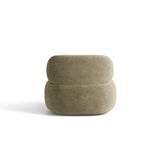 Amalfi Drehsessel aus Chenille in Hellolive (Golden 31), 84x91 cm von Ferrani Interiors – Bild 5