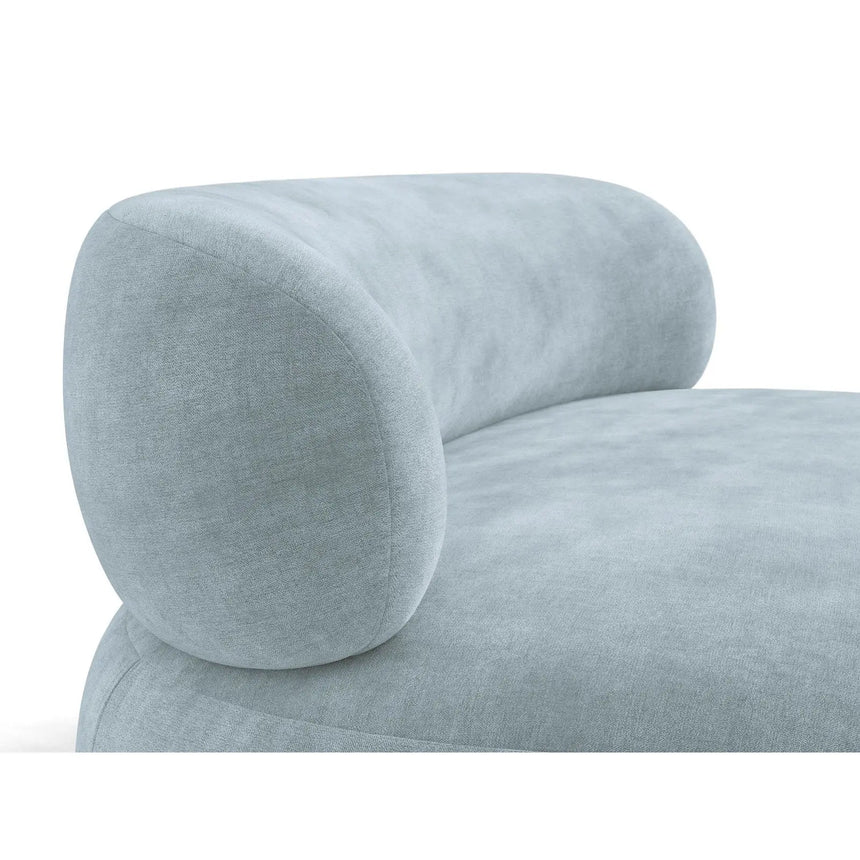 Amalfi Drehsessel aus Chenille in Pastellblau (Golden 72), 84x91 cm von Ferrani Interiors – Bild 6