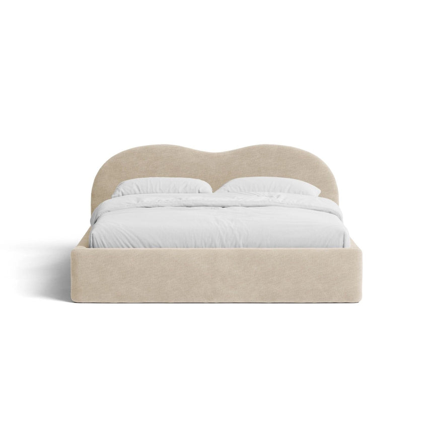 Amalfi Polsterbett mit Bettkasten und Kopfteil aus Chenille, 160x200 cm von Ferrani Interiors – Bild 5
