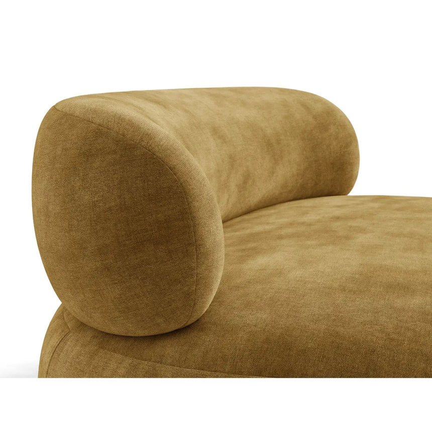 Amalfi Sessel aus Chenille in Senfgelb (Golden 46), 84x91 cm von Ferrani Interiors – Bild 6