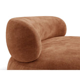 Amalfi Sessel aus Chenille in Terrakotta (Golden 56), 84x91 cm von Ferrani Interiors – Bild 6