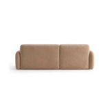 Carrara 3-Sitzer Ecksofa links aus Samt in Beige (Bluvel 28), 219x165 cm von Ferrani Interiors – Bild 5