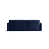 Carrara 3-Sitzer Ecksofa links aus Samt in Königsblau (Bluvel 86), 219x165 cm von Ferrani Interiors – Bild 5