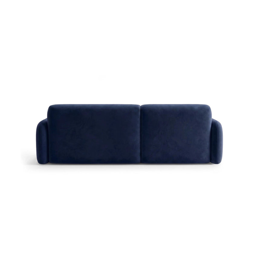 Carrara 3-Sitzer Ecksofa links aus Samt in Königsblau (Bluvel 86), 219x165 cm von Ferrani Interiors – Bild 5