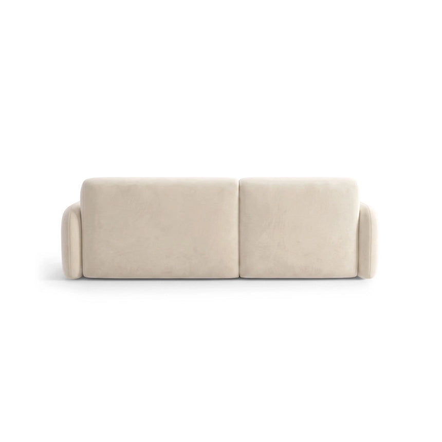Carrara 3-Sitzer Ecksofa links aus Samt oder Strukturstoff, 219x165 cm von Ferrani Interiors – Bild 5