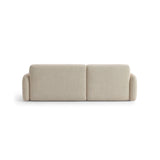 Carrara 3-Sitzer Ecksofa links aus Strukturstoff in Beige (Scott Sand), 219x165 cm von Ferrani Interiors – Bild 5