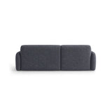 Carrara 3-Sitzer Ecksofa links aus Strukturstoff in Dunkelblau (Scott Ocean), 219x165 cm von Ferrani Interiors – Bild 5