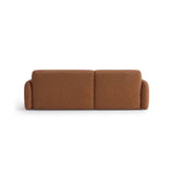 Carrara 3-Sitzer Ecksofa links aus Strukturstoff in Terrakotta (Scott Terracotta), 219x165 cm von Ferrani Interiors – Bild 5