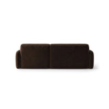 Carrara 3-Sitzer Ecksofa rechts aus Samt in Dunkelbraun (Bluvel 48), 219x165 cm von Ferrani Interiors – Bild 5